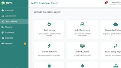 ECOMAYS Uygulama Ekran Görüntüleri